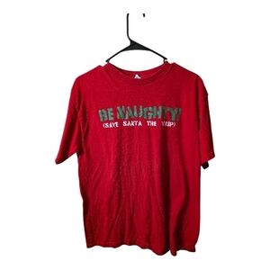 Be Naughty Red Graphic Tee